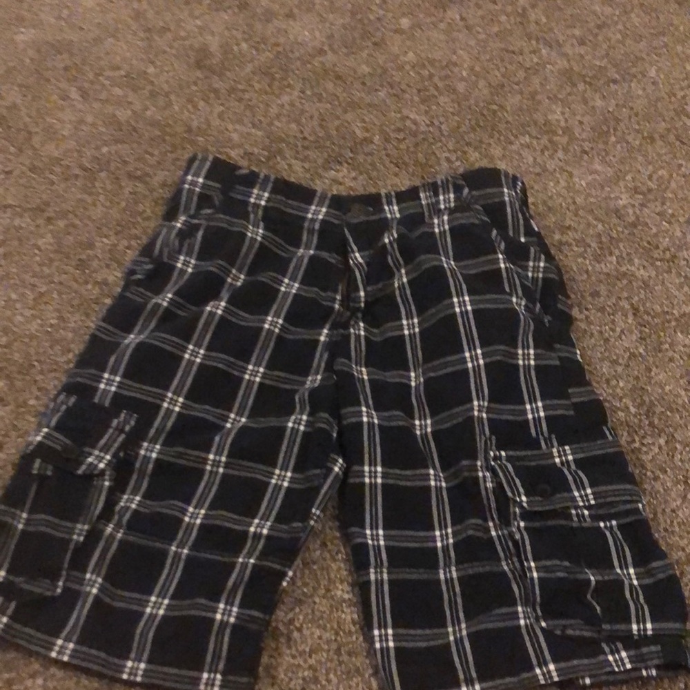 Plaid shorts